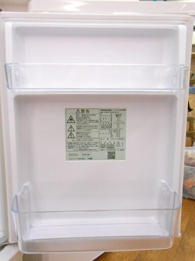 【美品】冷蔵庫 138L 2019年製 パナソニック NR-B14CW-W ホワイト 100Lクラス 2ドア Panasonic 札幌