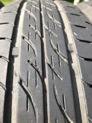 155/65R-14 エンケイアルミ＆ブリジストンタイヤセット