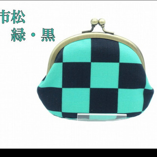 がま口 財布 3.3寸【市松・麻の葉】