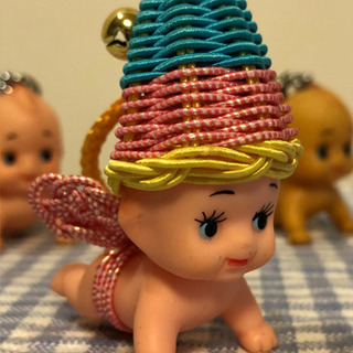 キューピーはいはい人形キーホルダー3つの画像