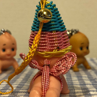 キューピーはいはい人形キーホルダー3つの画像