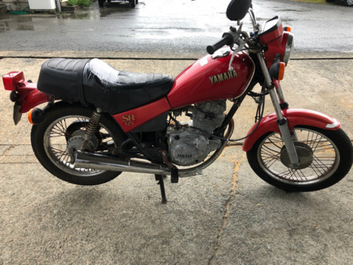 （１０／1出品終了）ヤマハ☆SR125☆不動車