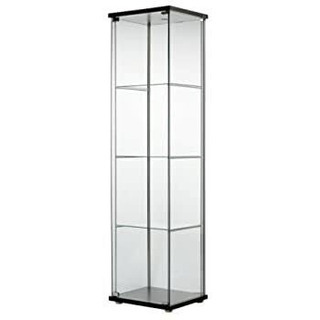 取引相手決まりました。IKEA★ガラスのショーケース★中古★ブラ...