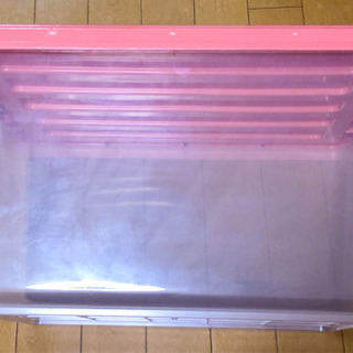 プラスチック収納ケースお譲りしますの画像