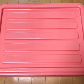 プラスチック収納ケースお譲りしますの画像