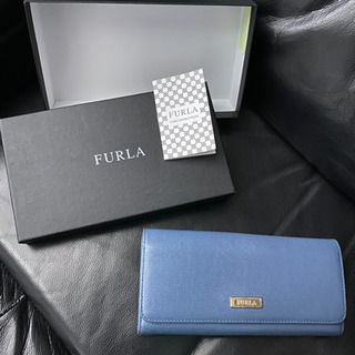 ✨超美品✨FURLA フルラ 長財布 ブルー系