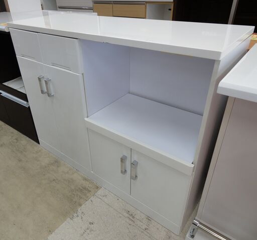 キッチンボード ロータイプ ホワイト【ユーズドユーズ名古屋天白店】 J285
