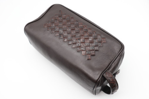 《BOTTEGA VENETA/イントレチャート セカンドバッグ》ABランク 美