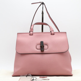 《GUCCI/バンブー 2WAYバッグ》Aランク 392013 ...