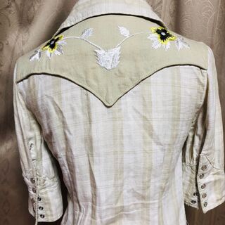 マウジー　7分袖シャツ　難あり　MOUSSYの画像