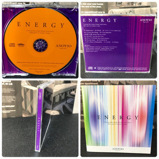 【希少美品】 ENERGY エネルギー　ANOVIO アノヴィオ 森下滋 真部裕の画像