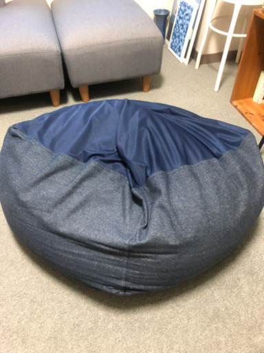 無印　ビーズクッション