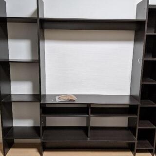 【取引中】IKEA AVラック　ダークブラウン