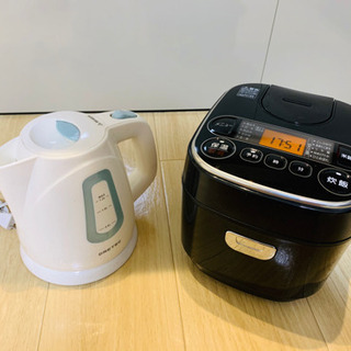 【中古】アイリスオーヤマ製 RC-MA30A-Z-B 炊飯器 +...