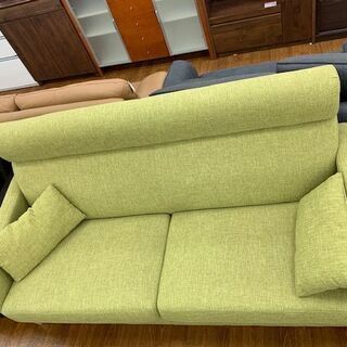 価格見直し】大塚家具 3人掛けソファー オリーブ【トレファク 価格見直し】大塚家具 3人掛けソファー オリーブ【トレファク