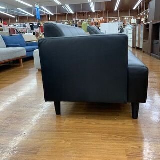 IKEA 2人掛けソファー ﾌﾞﾗｯｸ【トレファク所沢店】