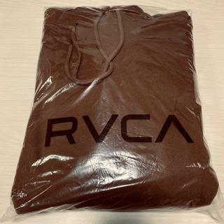 メンズビッグシルエット RVCA バックプリントロゴ プルオーバーパーカーSの画像