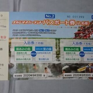 ナガシマスパーランドパスポート券