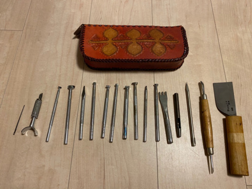 革製品加工道具一式