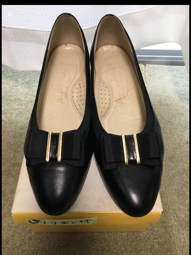 牛革パンプス(23.5センチ)