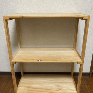 ［9月9日まで掲載］木製ラック　可動式