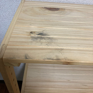［9月9日まで掲載］木製ラック　可動式の画像