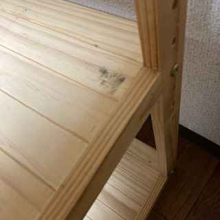 ［9月9日まで掲載］木製ラック　可動式の画像