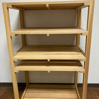 [9月9日まで掲載］木製ラック　