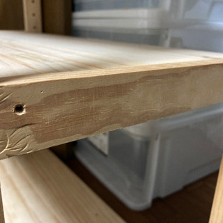 ［9月9日まで掲載］木製ラック　可動式の画像