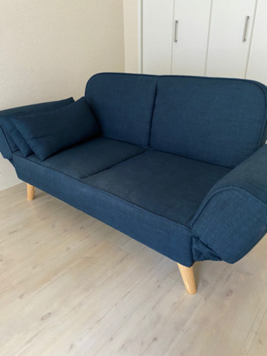 [募集中] 北欧風ソファ　2人掛け　ソファベッド