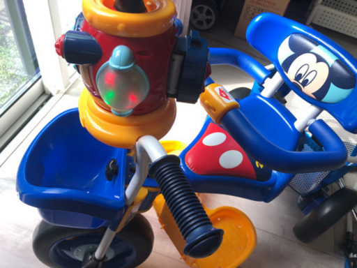 ミッキーマウス　アイベーシック　ポップンカーゴ三輪車