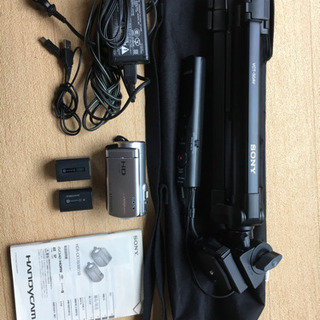 SONYハンディカム ビデオカメラ 三脚 バッテリーセット
