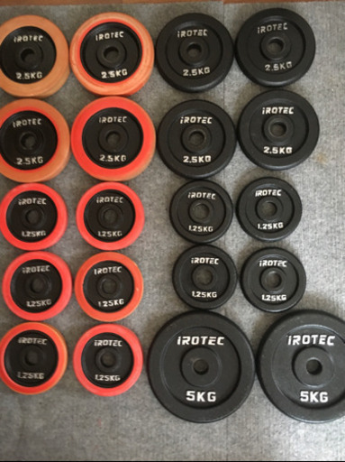【アイロテック  ダンベル セット シャフト2セット付き