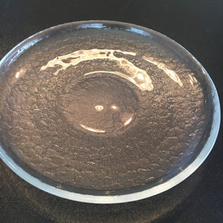 Francfranc ガラス　丸皿　1枚【D】の画像