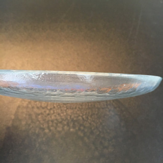 Francfranc ガラス　丸皿　1枚【D】の画像