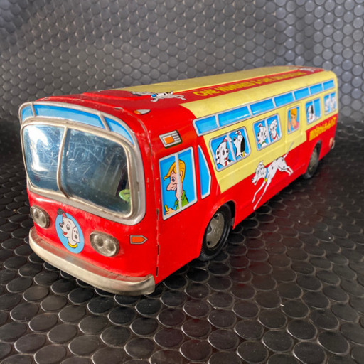 ブリキ玩具　101ぴきわんちゃんバス　ディズニー　レトロ　ヴィンテージ　アンティーク　レア