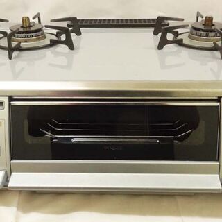 【恵庭発】リンナイ　両面焼きグリル搭載ガスコンロ　LPガス用　RTS62WKR-R