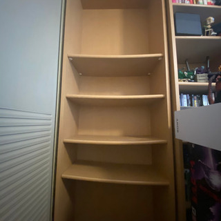 組み立て済み本棚　高さ180cm×幅60cm×奥行30cmの画像