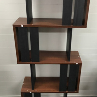 おしゃれ本棚/シェルフ多目的棚(5段)の画像