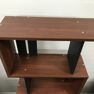 おしゃれ本棚/シェルフ多目的棚(5段)の画像