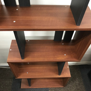 おしゃれ本棚/シェルフ多目的棚(5段)の画像