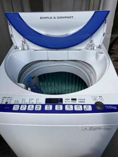 洗濯機　SHARP全自動洗濯機ES-T707  7.0kg