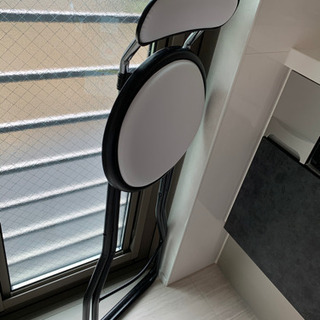 日本製　折りたたみチェア　カウンターチェアの画像