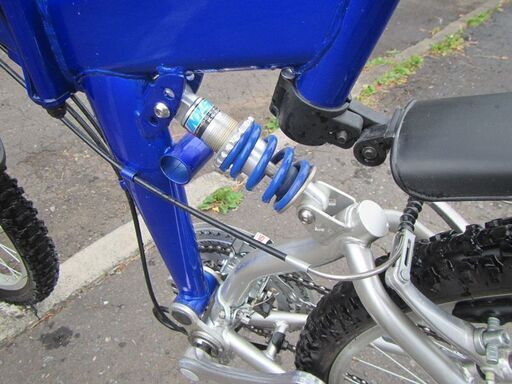 札幌市◆折りたたみ クロスバイク / ダブルサス 18段変速◆片山右京 UGO 500mm◆マウンテン フォールディング収納 Wサスペ