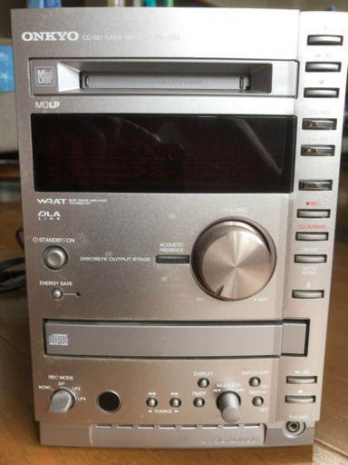 ONKYO CD/MD TUNER AMPLIFIER FR-155A Used スピーカーONKYO D-062A(2個)セット
