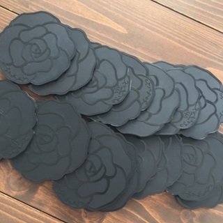 バラのシリコンコースター1枚50円 9/13まで