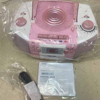 新品 ステレオCDラジオカセットレコーダー