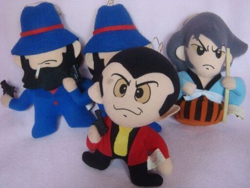 UFOキャッチャーぬいぐるみ ハクション大魔王/ルパン三世/天才バカボン