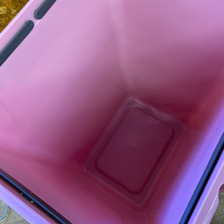 0906-14    ☆美品☆45L  ゴミ箱　ピンクの画像