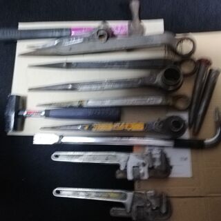 値下げしました。作業工具一式の画像